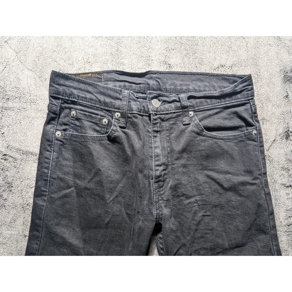 Levi's 502 Taper Fit Jeans Men's Size 30x30 Black